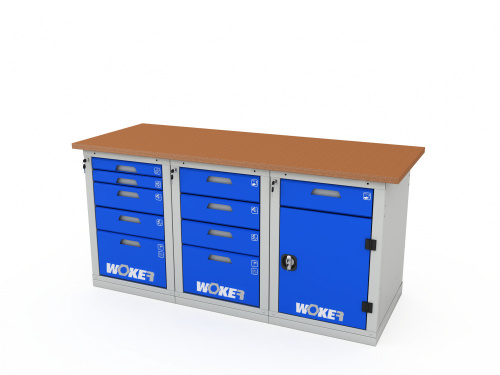 ER-00020634 Верстак трехтумбовый WOKER PRO 3542.1800