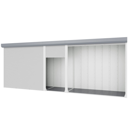 Шкаф роллетный RCAB STG 1500х4950х600 (две рольставни шириной 1850мм,одна рольставня шириной 1250мм)