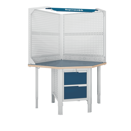 Верстак (угловой) CTR U532.S2.1-2FR