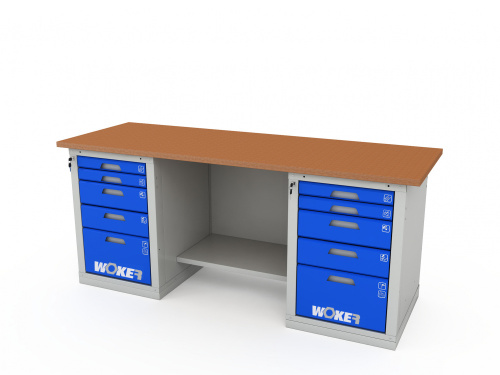 ER-00020442 Верстак двухтумбовый WOKER PRO 2505.2000