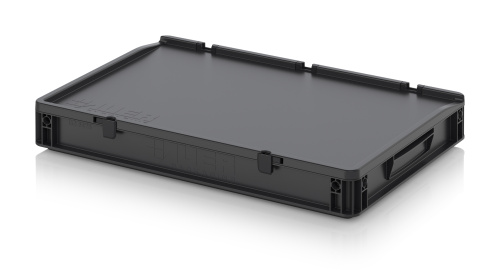 ESD ED 64/75 HG Eвроконтейнер с крышкой на шарнире 60х40х9 см